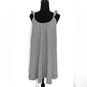 NWT The Nines by Hatch black plaid-light weight Maternity dress size  XS